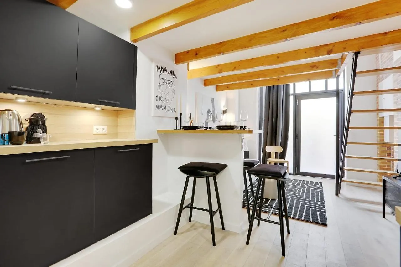 Chic Apartment - 1Br 4P - Gare Du Nord 巴黎 0*,